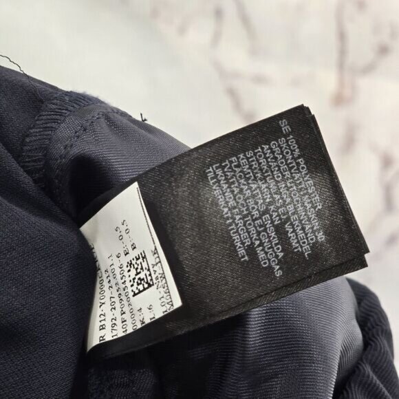 Reiss Pants Womens 8 Blue Pull On Drawstring Office Navy Elastic Commuter - Picture 9 of 12